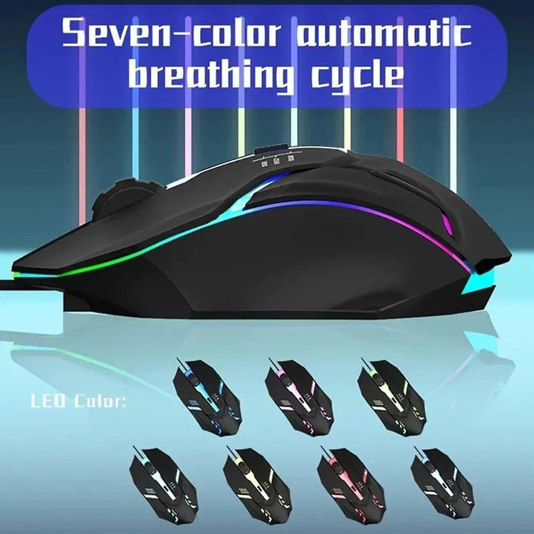2023 Latest High Quality Ergonomic Design Gaming Mouse Desktop Computer Laptop USB Backlit Mouse Manufacturers Hot Sale