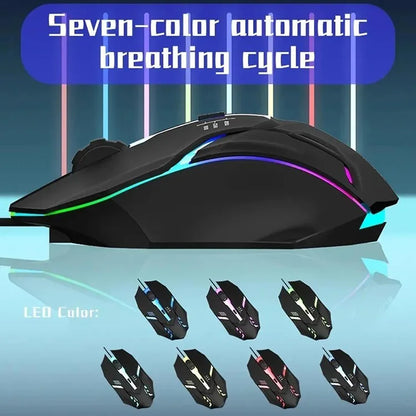 2023 Latest High Quality Ergonomic Design Gaming Mouse Desktop Computer Laptop USB Backlit Mouse Manufacturers Hot Sale