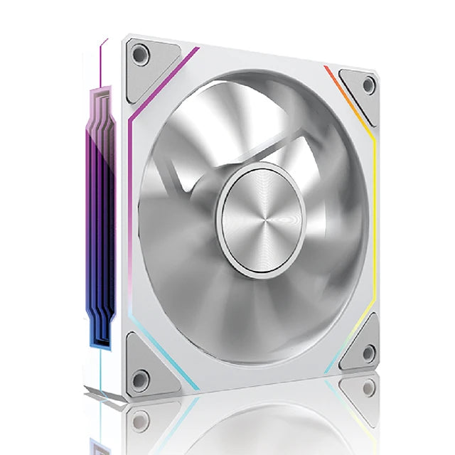 OEM PRISM 5 PRO Computer Chassis Fan 12cm ARGB 4 Pin PWM Quiet Cooling Fan 12V Large Air Volume 45.2CFM/800-1600RPM