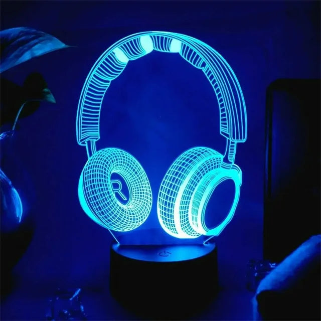 3D LED Gaming Setup RGB Lamp USB Powered Gaming Room Children's Lamp Bedroom Night Lights LED Table Lamp Indoor Lighting Gifts