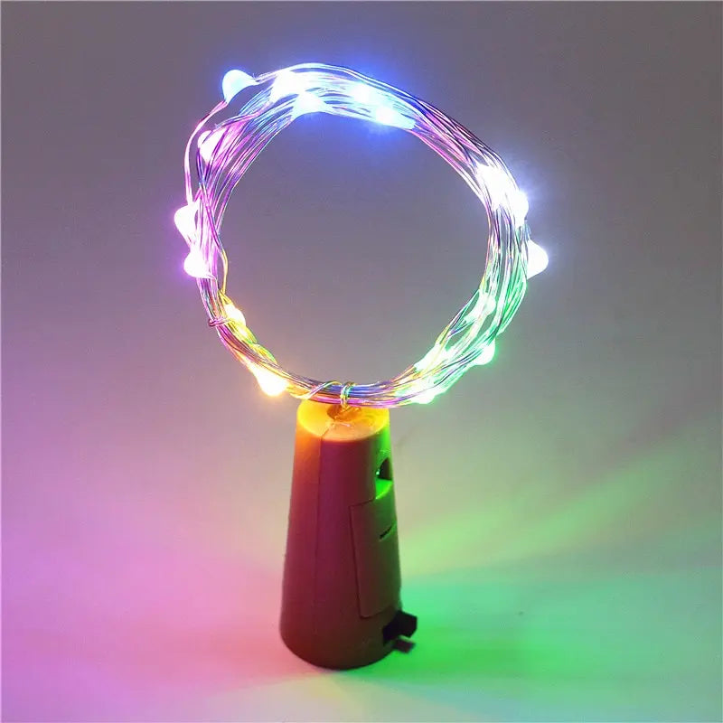 10pieces Bar LED Wine Bottle Cork 3M String Lights Christmas Decoration Led Lamp Fairy Lights Holiday Copper Wire Lights String